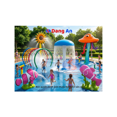 thiết kế sân chơi nước trẻ em 
