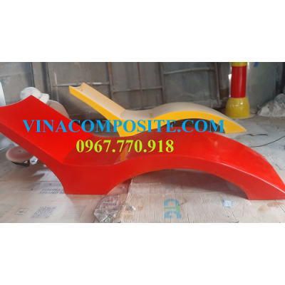 ghế hồ bơi composite nằm ngoài trời